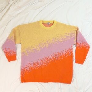 White Birch Ombré Knit Sweater